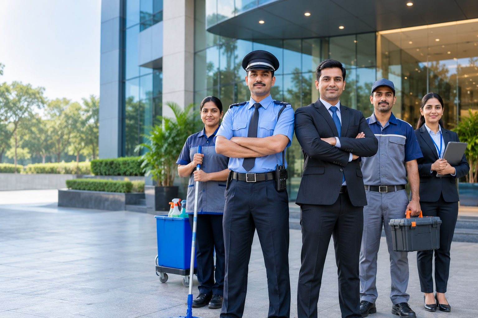 Blue Force Security Services professional security team in Noida Delhi NCR
