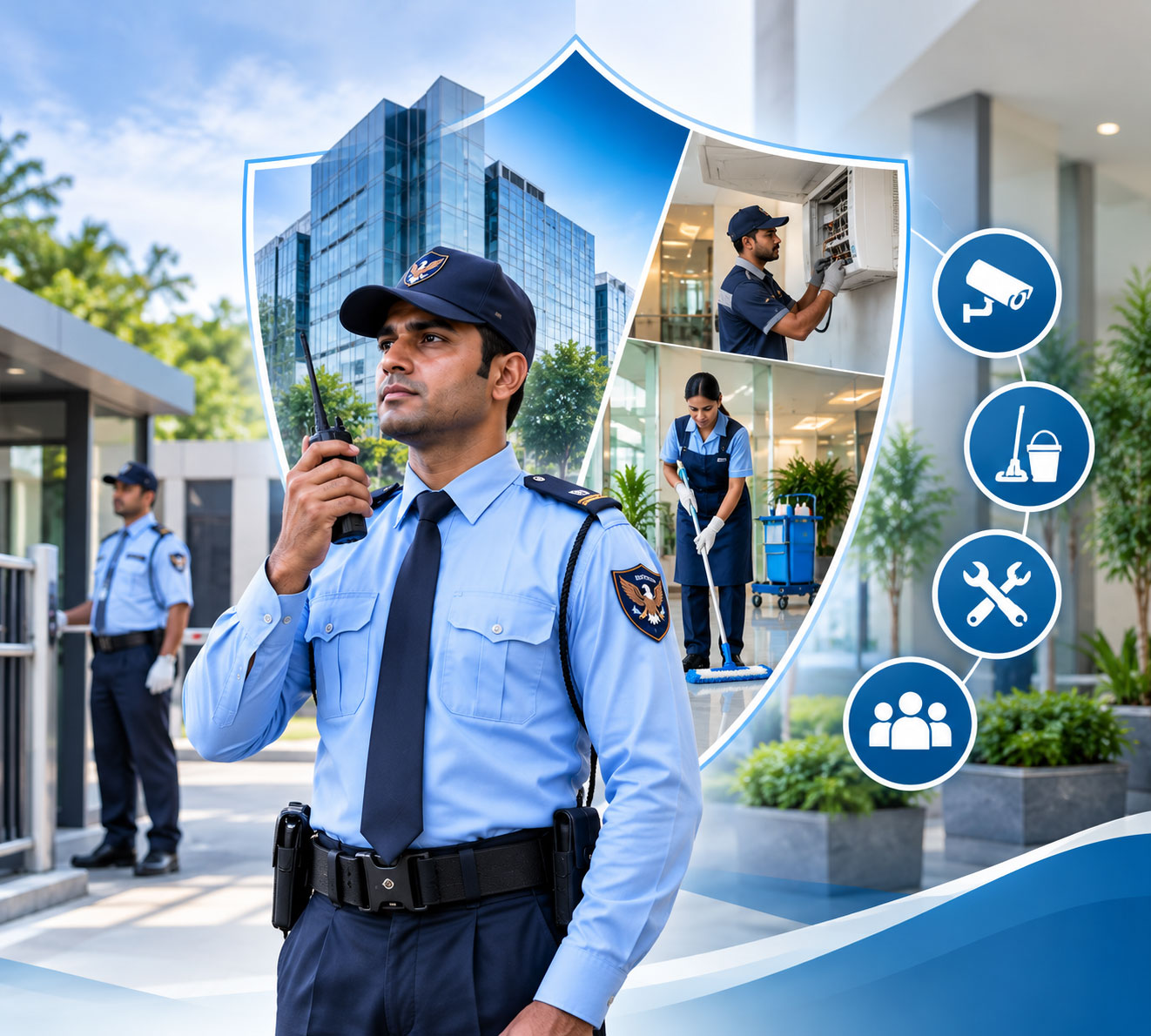 Why Choose Blue Force Security Services for Security and Facility Management in Noida